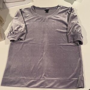 Gray Velvet Women's Top